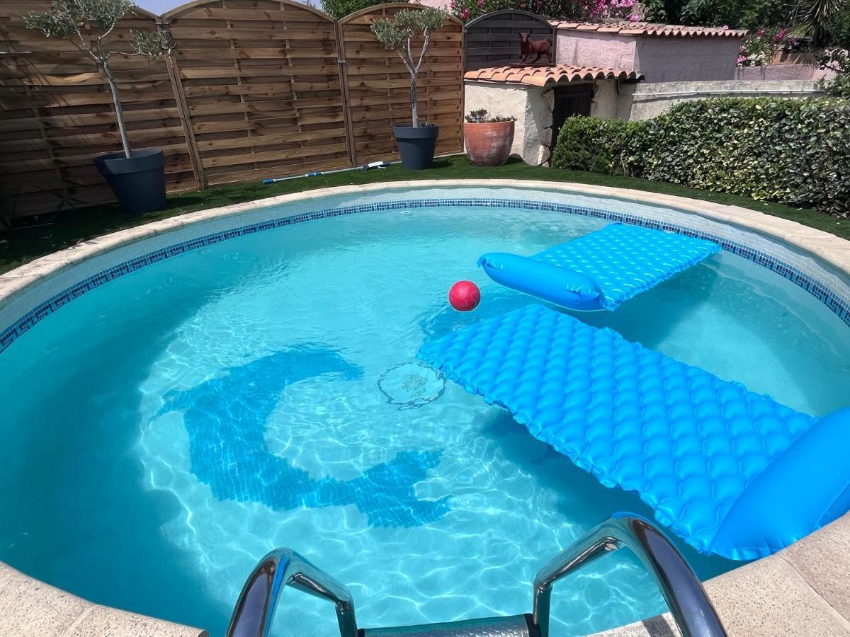 Piscine Cosy, 3 Chambres, 3 Sdb, Havre De Paix A 10 Min Des Plages Mauguio Exteriör bild